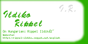 ildiko rippel business card